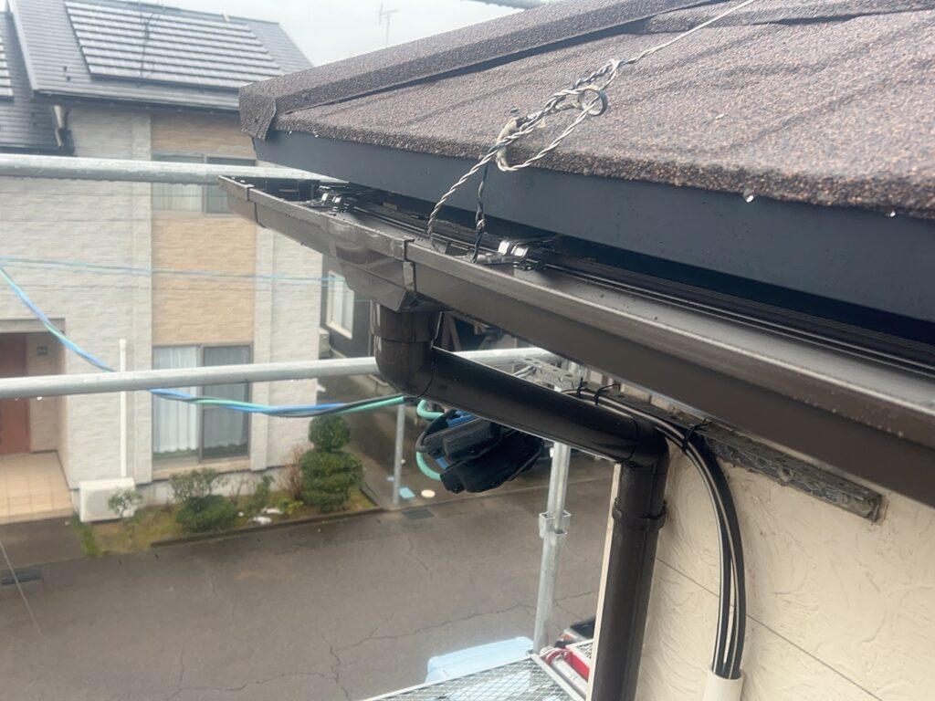 白山市N様邸雨樋工事